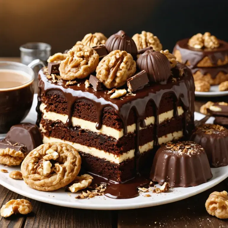 Čokoladni Balkanski Deserti: Bogati Domaći Slatkiši