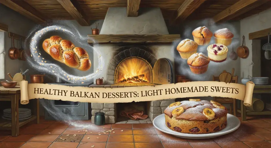 Zdravi balkanski deserti: lagani domaći slatkiši